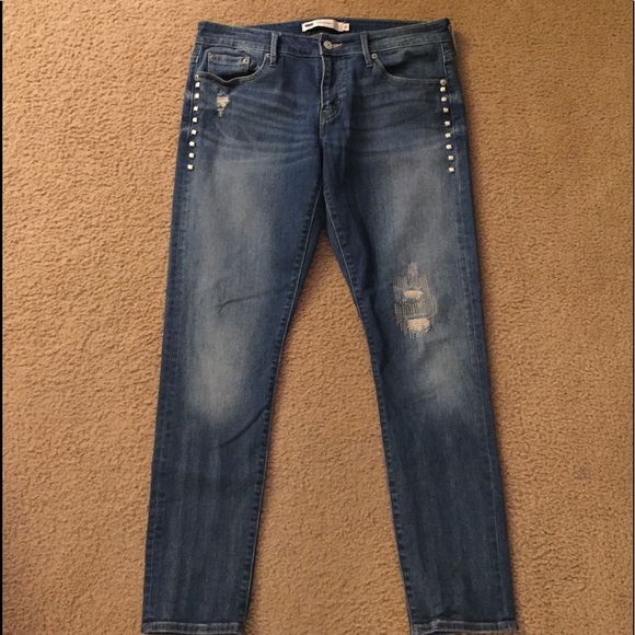 levi's boyfriend skinny jeans